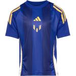 Messi Tr Jsy Y Sport T-shirts Football Shirts Blue Adidas Performance