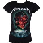 Naisten Mustat Koon L Metallica Metalliset Puuvillabändi-t-paidat 