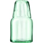 Mia Carafe & Tumbler Recycled/Part Optic Home Tableware Glass Drinking Glass Green LSA International