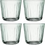 Mia Tumbler Recycled/Part Optic Set 4 Home Tableware Glass Drinking Glass Green LSA International