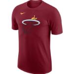Punaiset Klassiset Nike Essentials Miami Heat T-paidat 