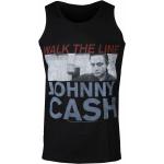 miesten hihaton t-paita Johnny Cash - Studio Shot - MUSTA - ROCK OFF - BILMAR00201
