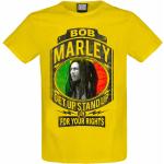 Miesten T-Paita Bob Marley - Fight For Your Rights - Yel Low Raven - Amplified - Zav210f02_yr