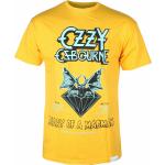 Miesten Keltaiset Koon M Diamond Ozzy Osbourne Puuvillabändi-t-paidat alennuksella 