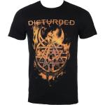 miesten t-paita Disturbed - Burning Belief - Blk - ROCK OFF - DISTTS04MB