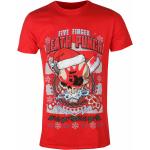miesten t-paita Five Finger Death Punch - Zombie Kill Xmas - RED - ROCK OFF - FFDPTS37MR - FFDPTS37MR