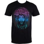 miesten t-paita Jimi Hendrix - Afro-puhe - ROCK OFF - JHXTS02MB