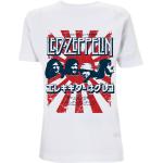 miesten t-paita Led Zeppelin - Japanese Burst - Valkoinen - RTLZETSWJAP
