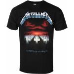Miesten Mustat Koon M Metallica Puuvillabändi-t-paidat 
