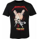 Miesten Mustat Koon S AMPLIFIED Metallica Puuvillabändi-t-paidat 