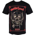 Miesten Mustat Koon XL Motörhead Puuvillabändi-t-paidat 