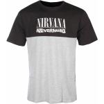Miesten T-Paita Nirvana - Nevermind - Grey Marl/black - Amplified - Zav831k42 - Zav831k42