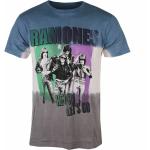 Miesten Siniset Retro-tyyliset Polyesteriset Koon M Ramones Bändi-t-paidat 