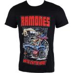 Miesten Mustat Koon L Ramones Puuvillabändi-t-paidat alennuksella 