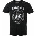 Miesten t-paita Ramones - Presidential Morel Snow Wash - ROCK OFF - RASWASH02MB - RASWASH02MB