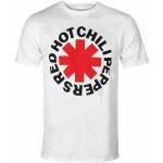 miesten t-paita Red Hot Chili Peppers - Red Asterisk - Valkoinen - RTRHCTSWRED