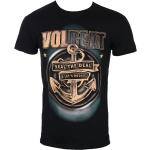 miesten t-paita Volbeat - Ankkuri - Musta - ROCK OFF - VOLTS04MB