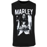 Miesten Toppi Bob Marley - Marley B & W - Musta - Rock Off - Bmatank04mb - Bmatank04mb