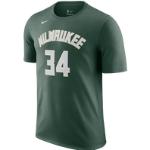 Miesten Vihreät Casual-tyyliset Nike Milwaukee Bucks T-paidat alennuksella 