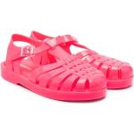 Mini Melissa closed-toe ankle-buckle sandals - Pink