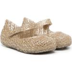 Mini Melissa cut-out design ballerina shoes - Gold