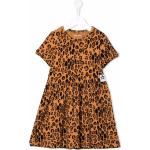 Mini Rodini leopard-print midi dress - Neutrals