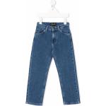 Mini Rodini straight-leg organic-cotton jeans - Blue