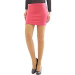 Mini Skirt Pencil Skirt Mini Skirt Business Leisure Fitted Stretch - Coral Red, XXL-XXXL