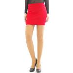 Mini Skirt Pencil Skirt Mini Skirt Business Leisure Fitted Stretch - Red, S-M