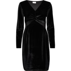 Mlsandra L/S Velvet Abk Dress Black Mamalicious