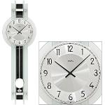 Modern wall clock with quartz movement from AMS AM W7250
