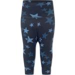 Molo organic cotton star-print leggings - Blue