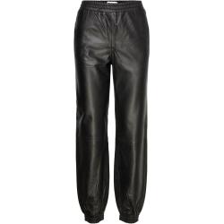 Mona Leather Pants Trousers Leather Leggings/Housut Musta Lollys Laundry