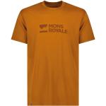Mons Royale - Icon - T-paidat Koko L - ruskea/oranssi