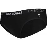 Mons Royale - Women's Folo Brief - Merinovilla-alusvaatteet Koko M - musta