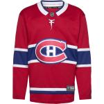 Miesten Punaiset Koon M Pitkähihaiset Fanatics Montreal Canadiens Pitkähihaiset t-paidat 