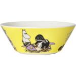 Moomin Bowl Ø15Cm Misabel Home Tableware Bowls Breakfast Bowls Yellow Arabia