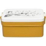 Moomin, Lunchbox, Yellow Home Meal Time Lunch Boxes Yellow Rätt Start