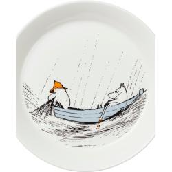 Moomin Plate Ø19Cm True To Its Origins Home Tableware Plates Dinner Plates White Arabia