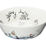 Moomin Serving Bowl Ø23 Cm True To Its O. Home Meal Time Plates & Bowls Bowls Valkoinen Arabia