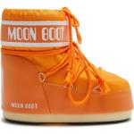Moon Boot MOONBOOT ICON LOW PADDED SNOW ANKLE BOOT NYLON RUBBER - Orange