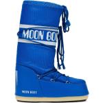 Lasten Siniset PVC-muoviset Koon 42 Pyöreäkärkiset Nauhalliset Vettähylkivät Moon boot Icon Moon bootsit talvikaudelle 