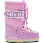 Lasten Vaaleanpunaiset Koon 27 Nauhalliset Vettähylkivät Moon boot Icon Moon bootsit talvikaudelle 
