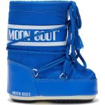Lasten Siniset PVC-muoviset Koon 22 Pyöreäkärkiset Nauhalliset Vettähylkivät Moon boot Icon Moon bootsit talvikaudelle 