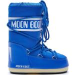 Lasten Siniset Polyesteriset Koon 27 Pyöreäkärkiset Slip on -malliset Vettähylkivät Moon boot Icon Moon bootsit talvikaudelle 