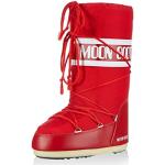 Naisten Punaiset Nyloniset Koon 34 Moon boot Nylon Moon bootsit talvikaudelle 