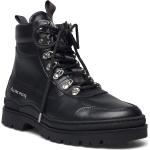 Mountain Boot Nappa Designers Boots Lace Up Boots Black Filling Pieces