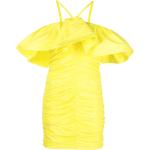 Naisten Keltaiset Juhlavat Polyamidista valmistetut Koon M Hihattomat Mini MSGM Spagettiolkain Halterneck Halterneck-mekot alennuksella 