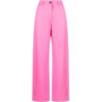 Naisten Vaaleanpunaiset Pellavakankaiset Koon M MSGM Leveälahkeiset housut alennuksella 