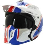 Mt Helmets Streetfighter Sv Twin Convertible Helmet Valkoinen,Sininen XS